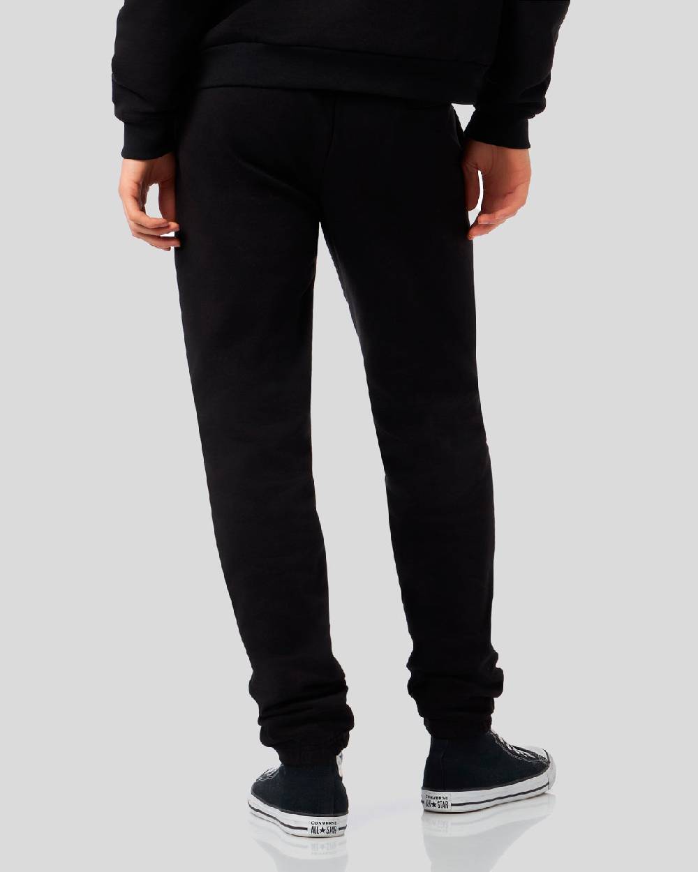 Phobia Archive PANTALONE NERO CON LOGO GOTICO RICAMATO Spedizione Gratuita