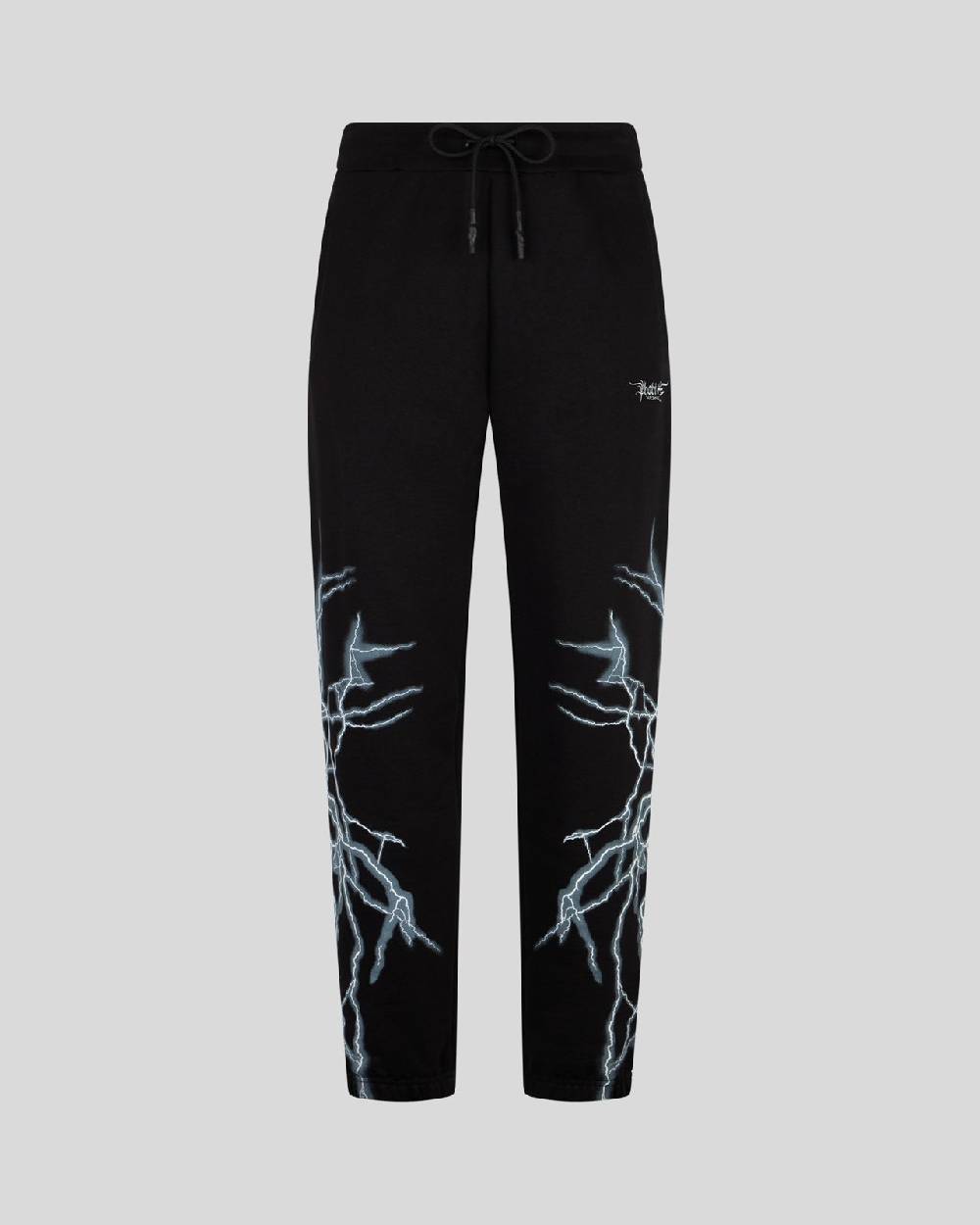 Phobia Archive PANTALONE NERO CON FULMINE LATERALE BIANCO