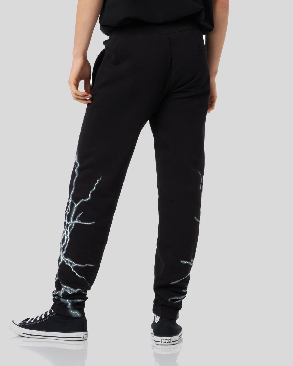 Phobia Archive PANTALONE NERO CON FULMINE LATERALE BIANCO Vendita