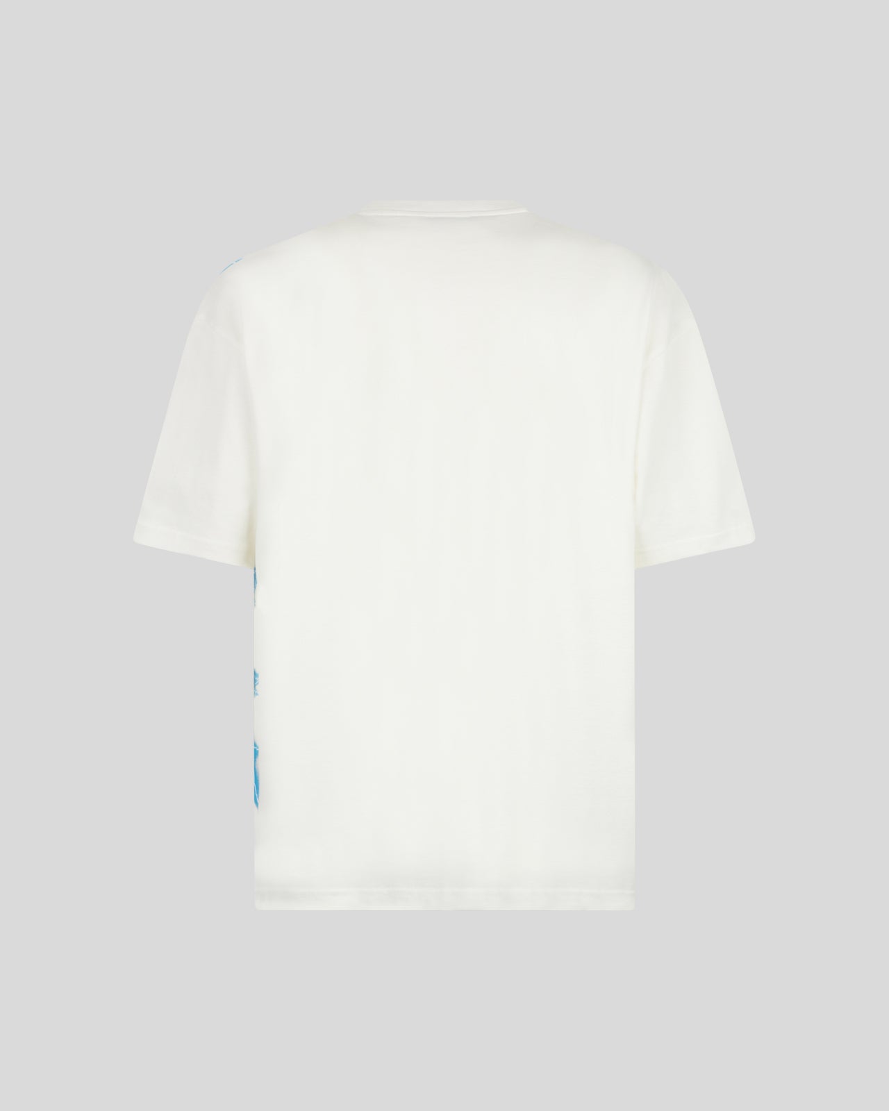 Phobia Archive T-SHIRT BIANCA CON FULMINI LATERALI AZZURRI 2025