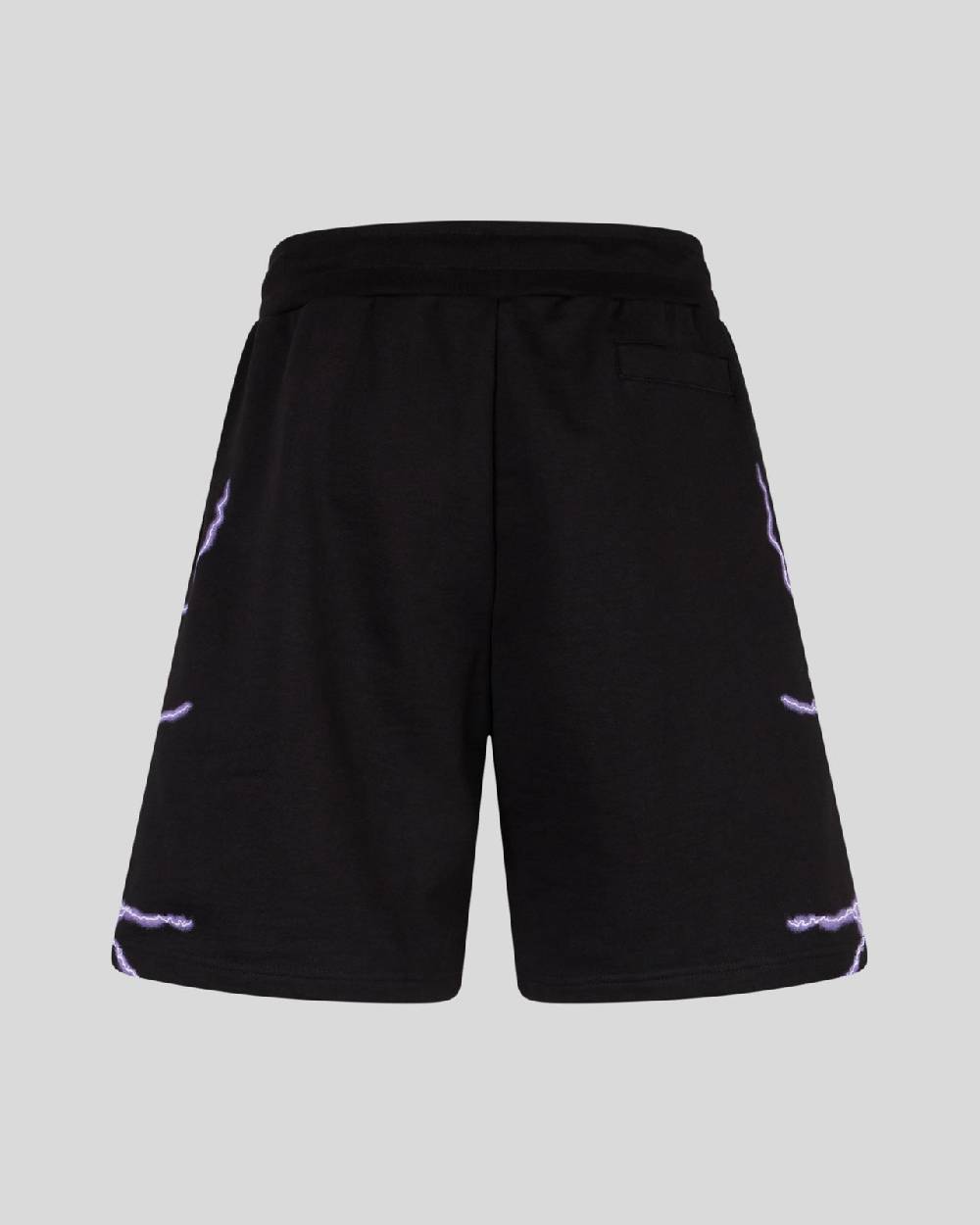 Phobia Archive PANTALONCINO NERO CON FULMINI LATERALI VIOLA Italia