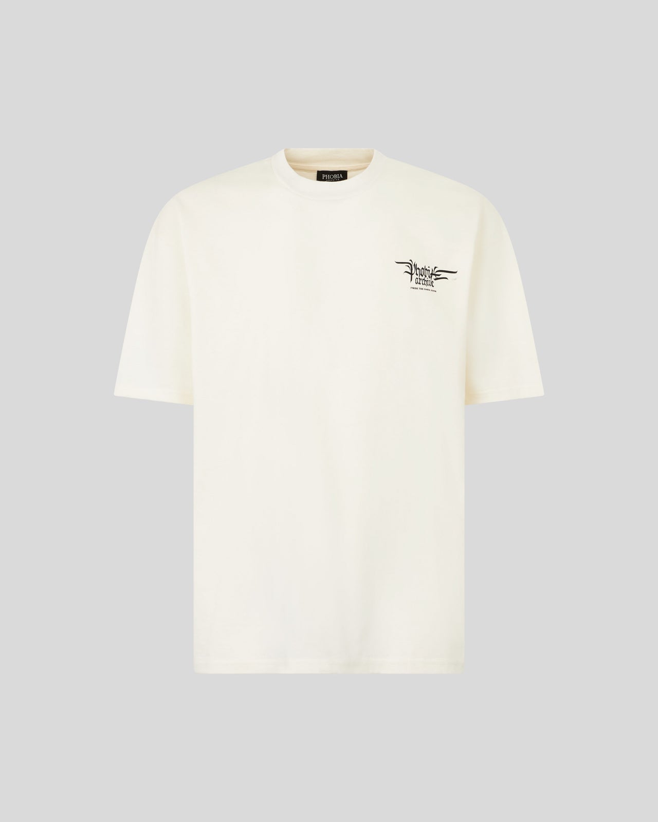Phobia Archive T-SHIRT BIANCA CON GRAFICA FIERY COBRA VIOLA Outlet