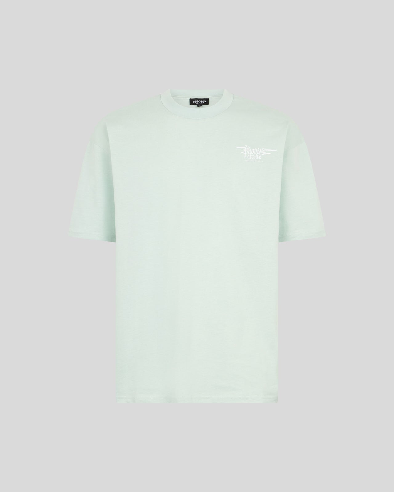 Phobia Archive T-SHIRT AZZURRA CON GRAFICA FIERY COBRA GIALLA In Vendita