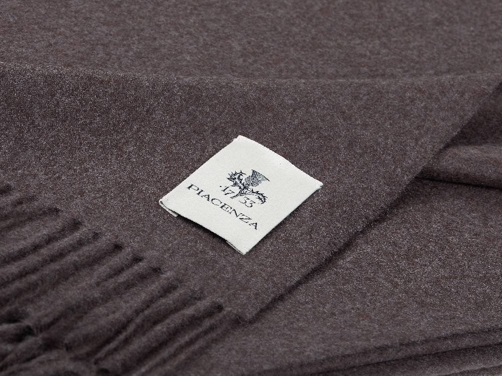 Piacenza 1733 Aeternum Plaid grigio in puro Cashmere Hotsell
