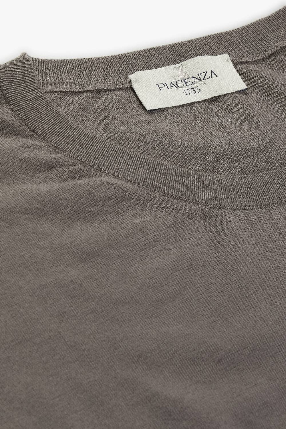 Piacenza 1733 Maglia maniche corte grigio scuro Qualità
