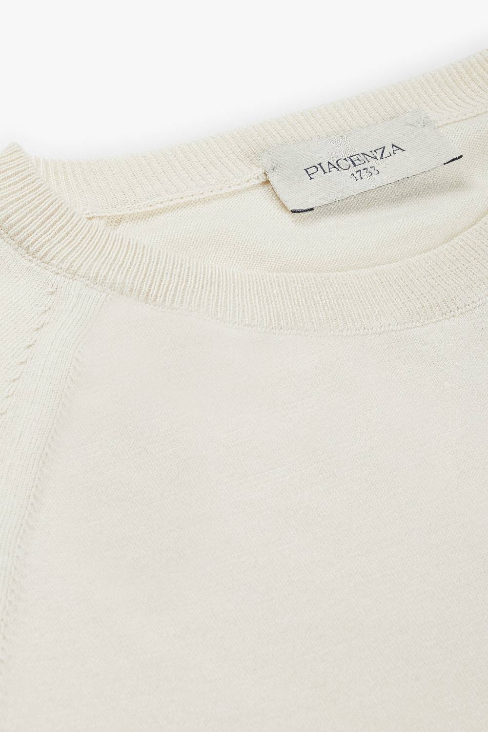 Piacenza 1733 Maglia maniche corte panna Vendita