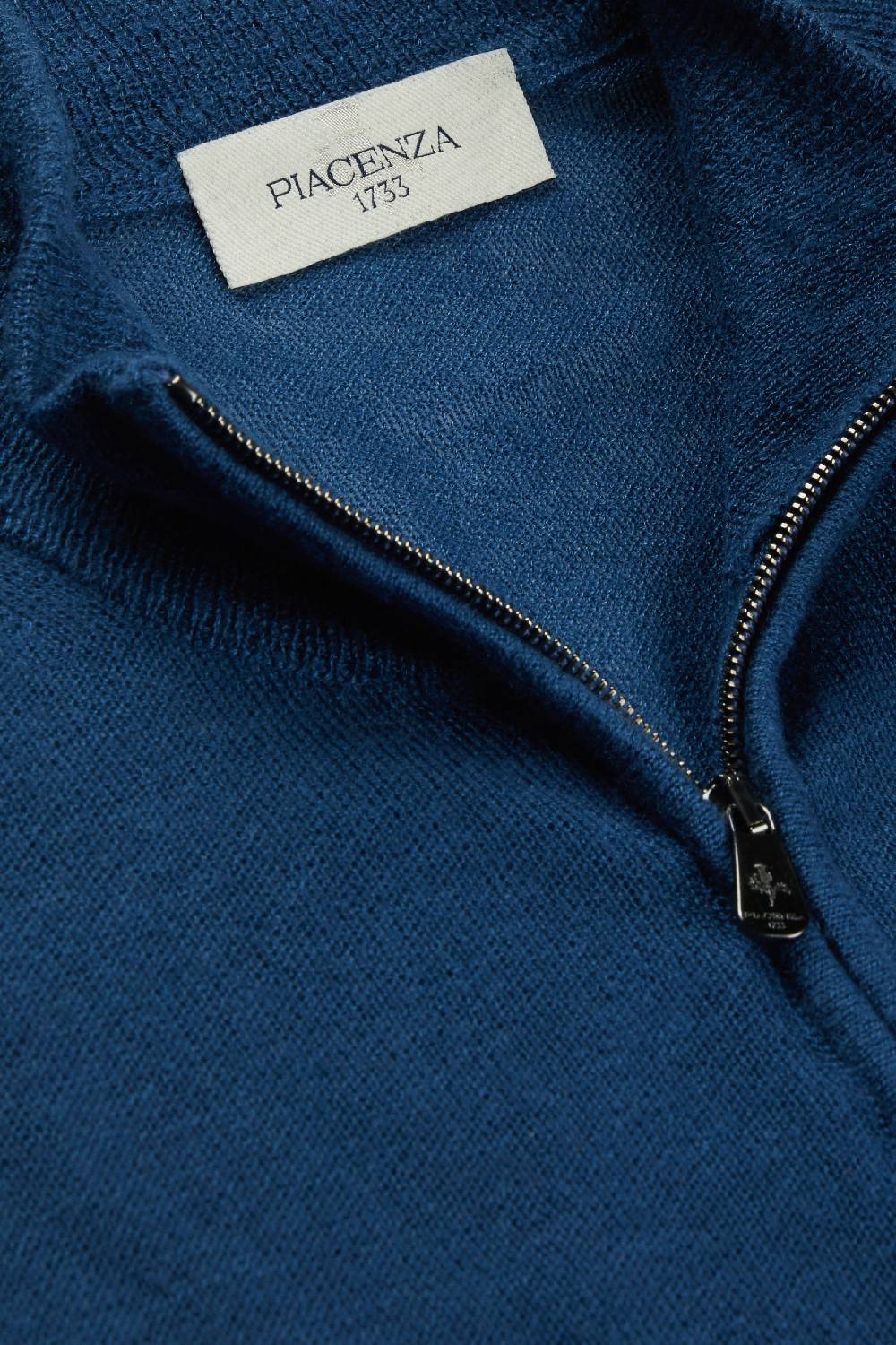 Piacenza 1733 Lupetto zip puffed blu jeans In Vendita