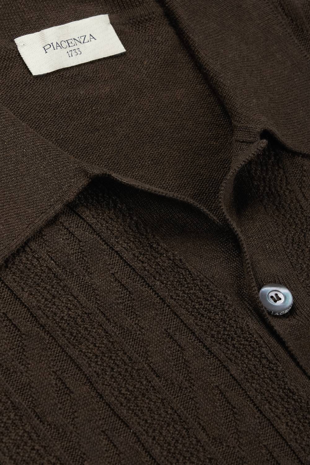 Piacenza 1733 Camicia maniche corte sand and wave marrone Hotsell