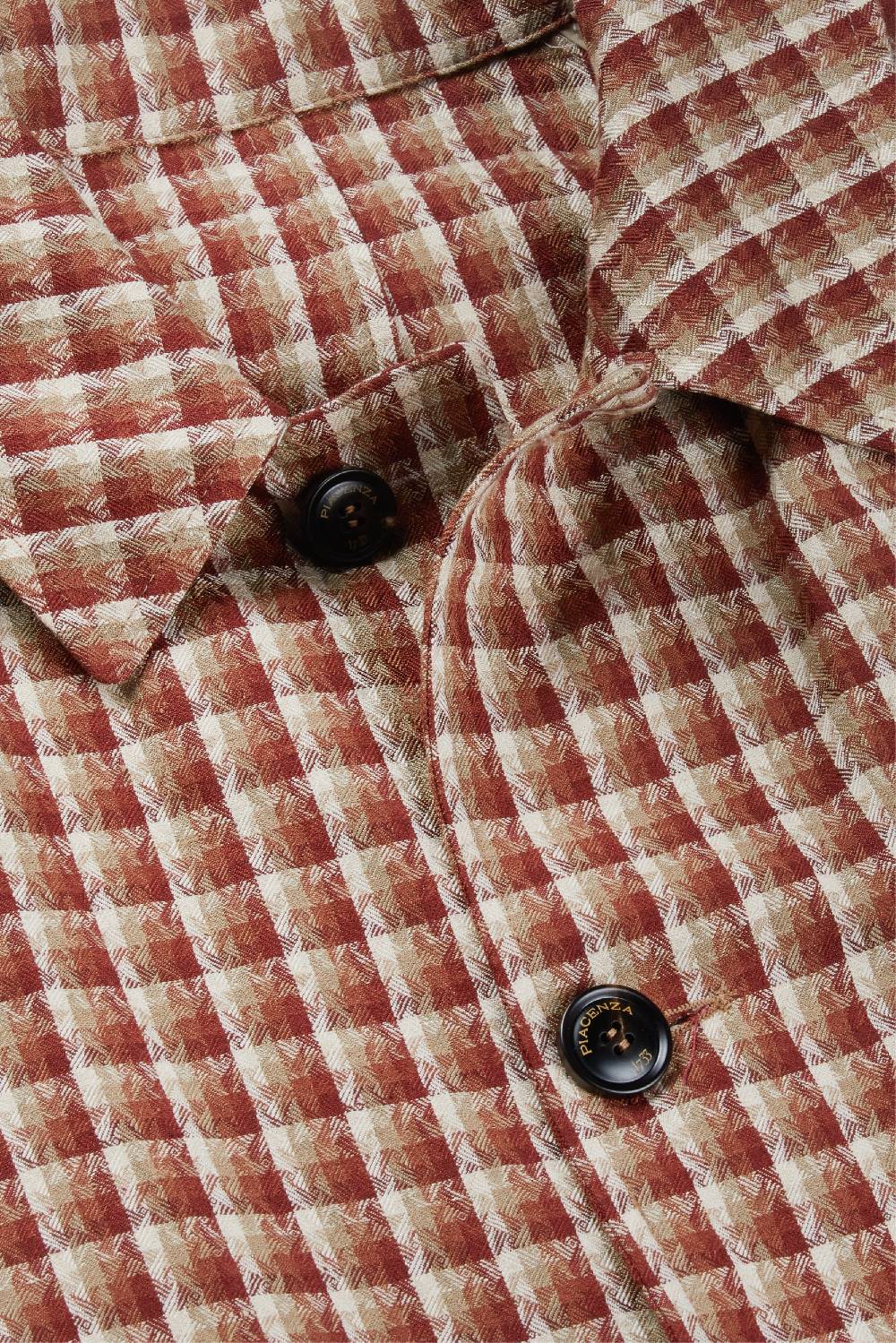 Piacenza 1733 Trench bruciato e naturale Consegna Veloce