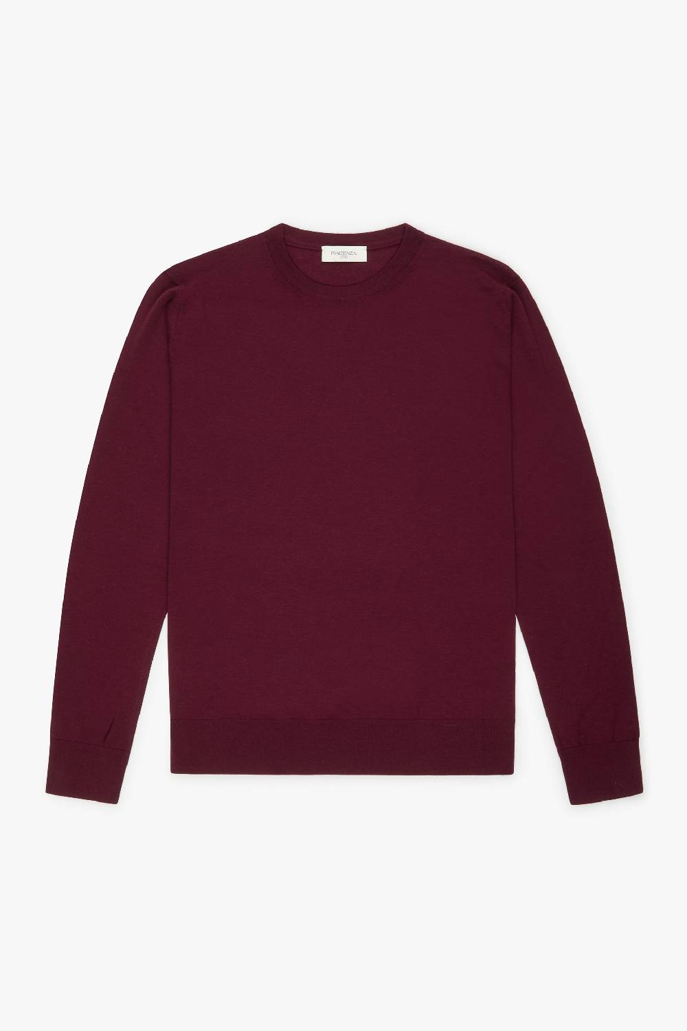 Piacenza 1733 Girocollo lana merino super fine bordeaux