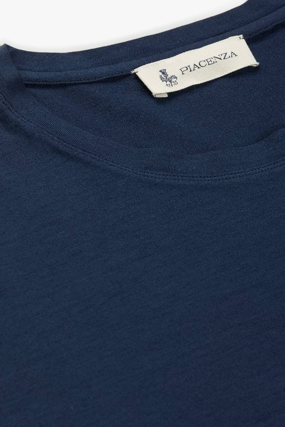 Piacenza 1733 Maglia maniche lunghe blu Nuovo
