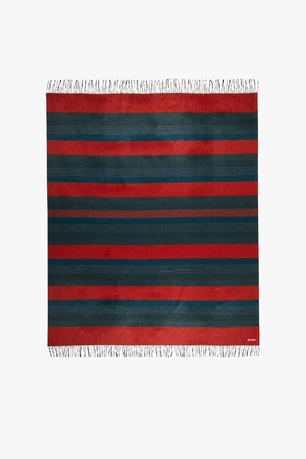 Piacenza 1733 BILBO Plaid righe Blu e Rosso Offerte