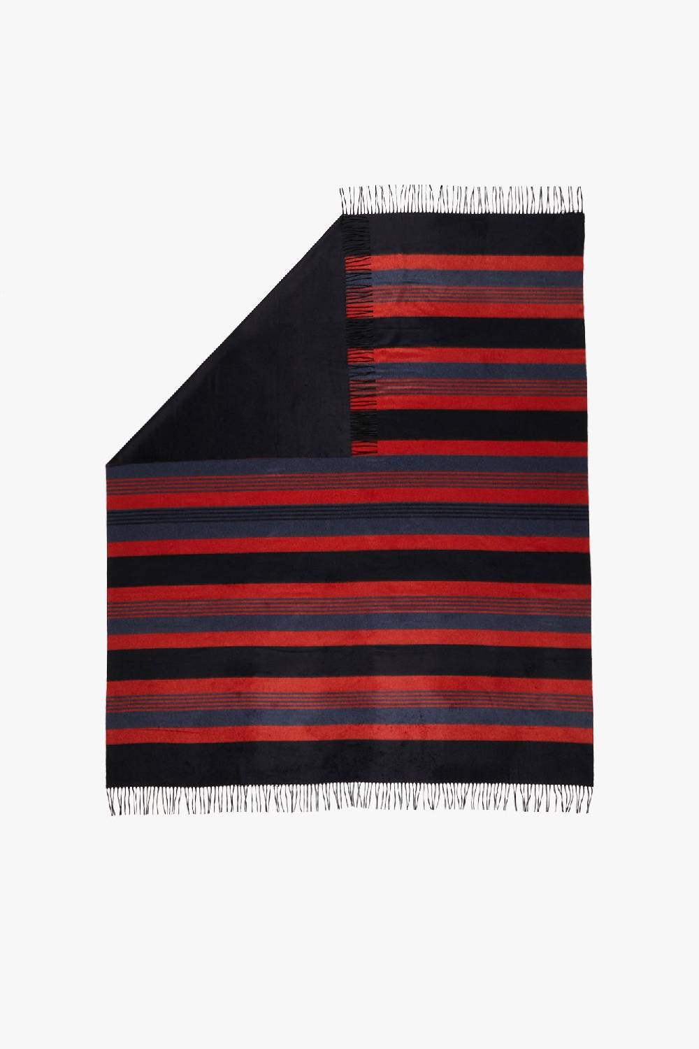 Piacenza 1733 BILBO Plaid righe Blu e Rosso Hotsell