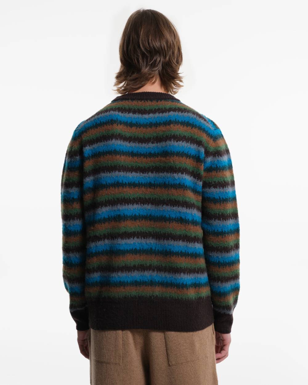 Piacenza 1733 Maglia in Cashmere fantasia verde In Linea