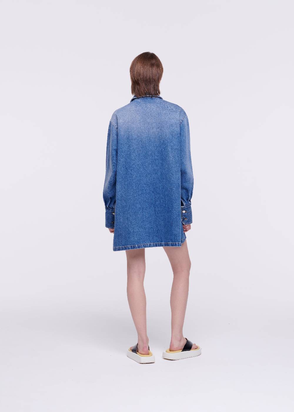 ﻿Plan C CAMICIA IN DENIM Nuovo