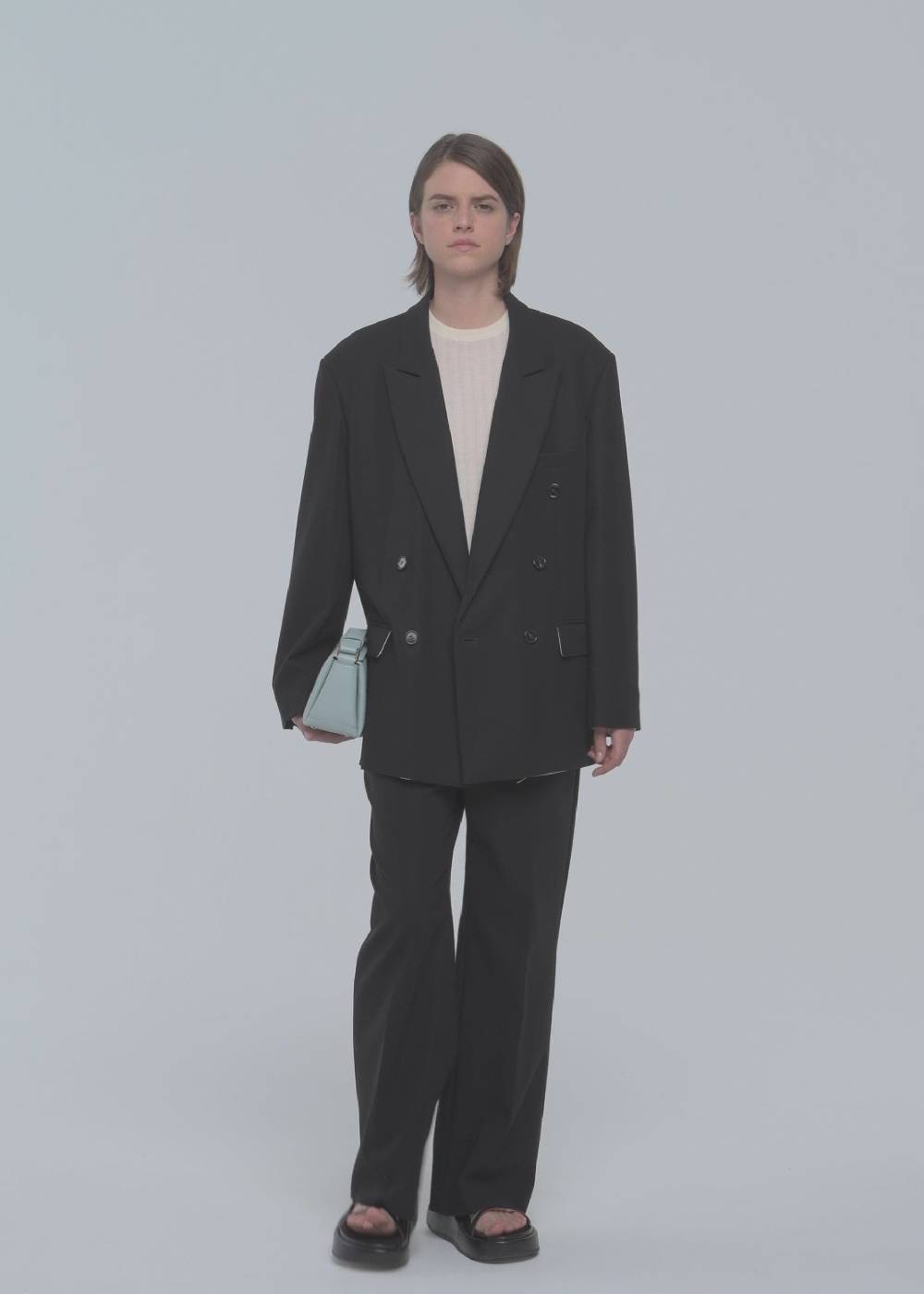Plan C BLAZER DOPPIOPETTO IN CRÊPE DI COTONE Vendita
