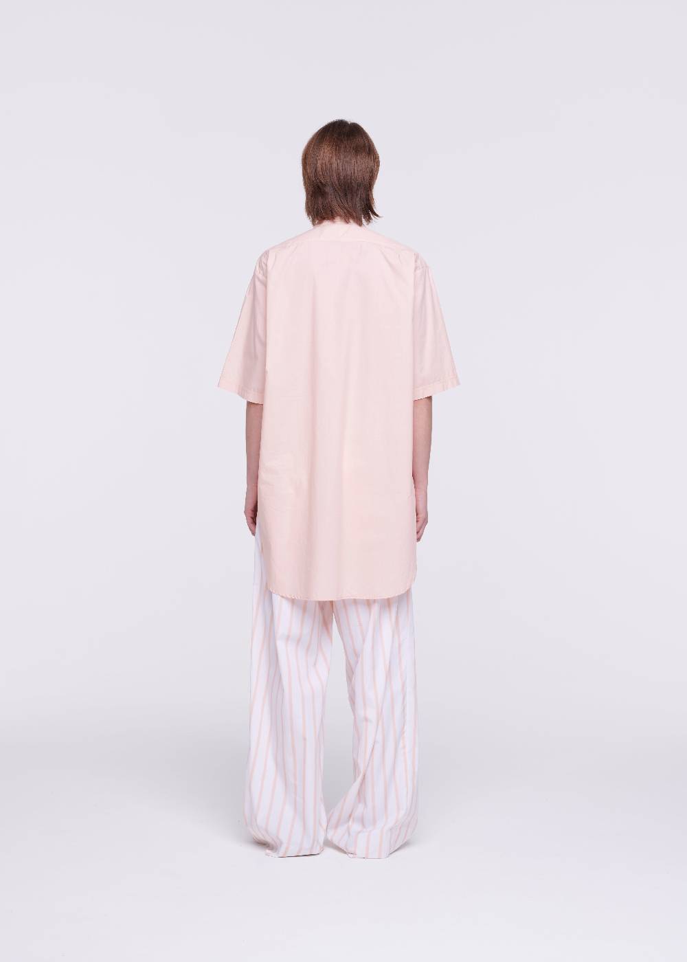 Plan C CAMICIA IN POPELINE IN COTONE ROSA Acquista Ora