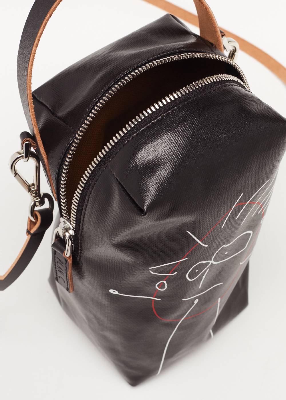 Plan C POUCH NERA "PILI E BIANCA" Offerta