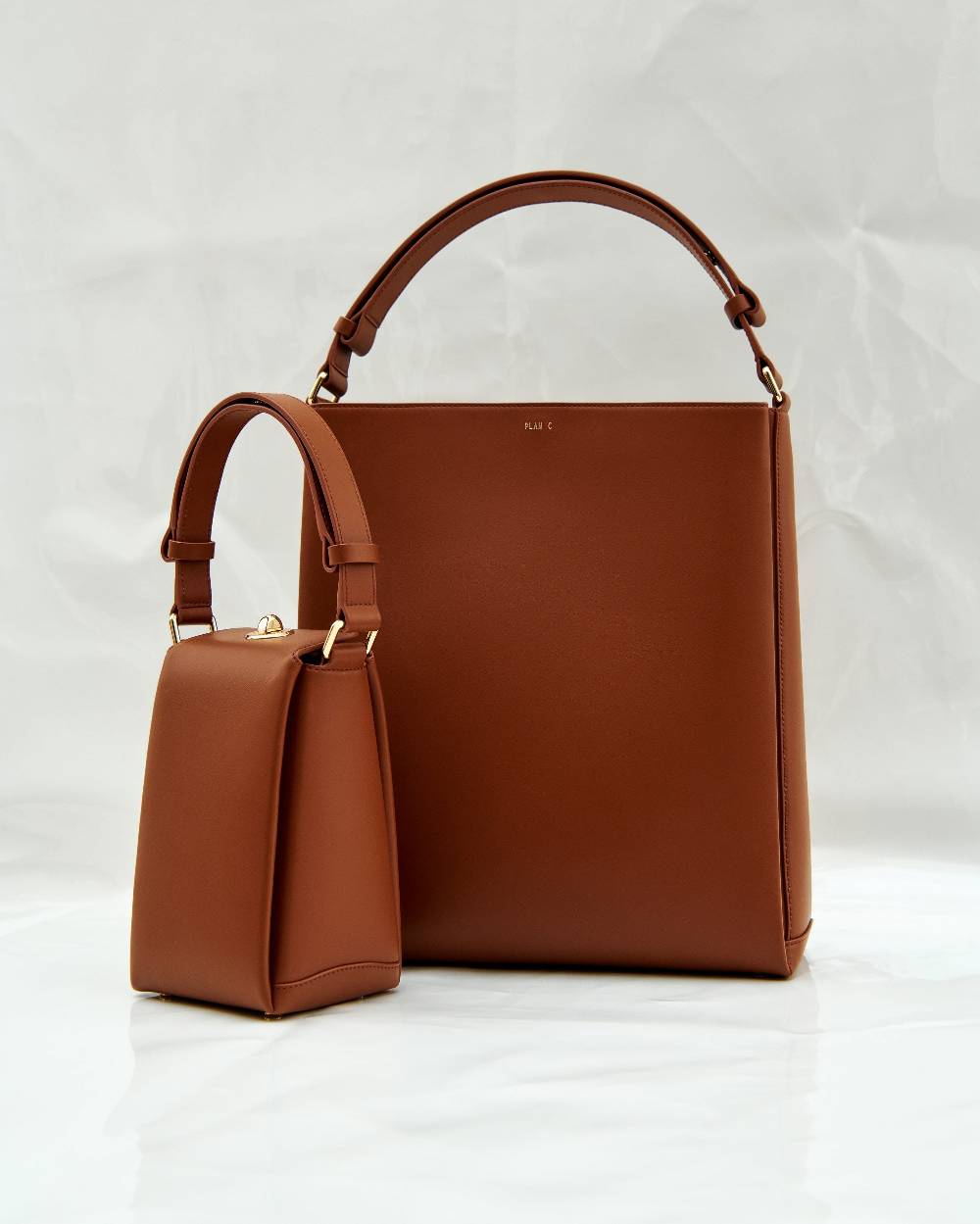 Plan C CAMERA BAG FOLDED TABACCO Hotsell