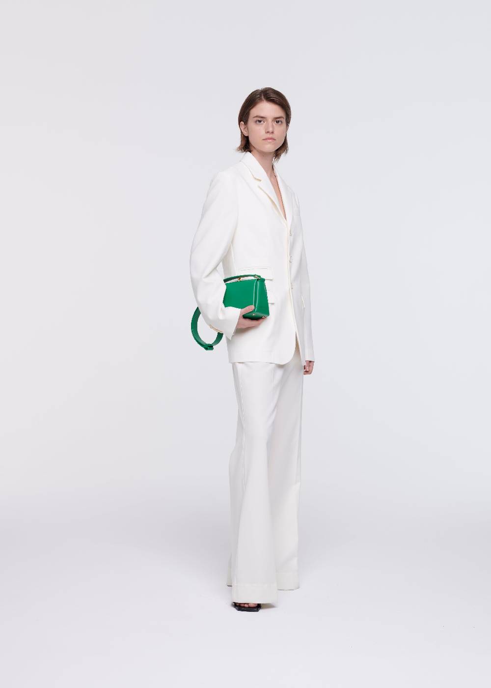 Plan C BORSA MINI FOLDED SMERALDO Vendita Calda