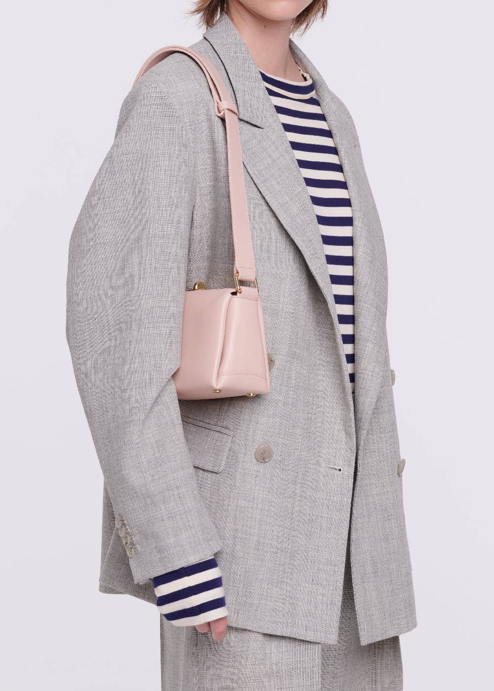 Plan C BORSA MINI FOLDED ROSA CIPRIA Negozio