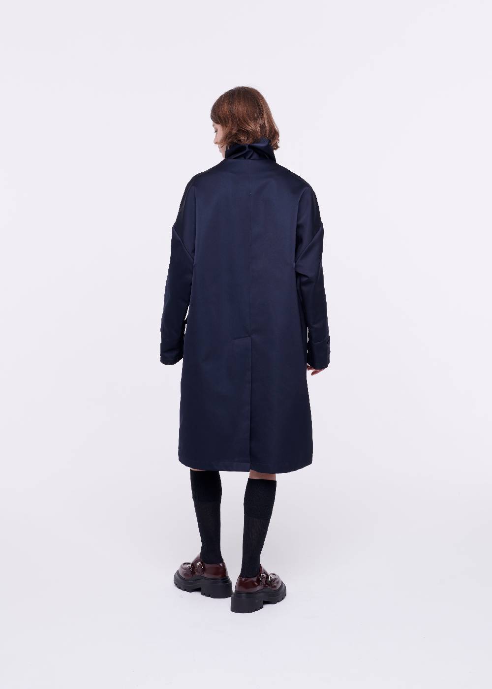 Plan C CAPPOTTO BLU IN DUCHESSE Vendita