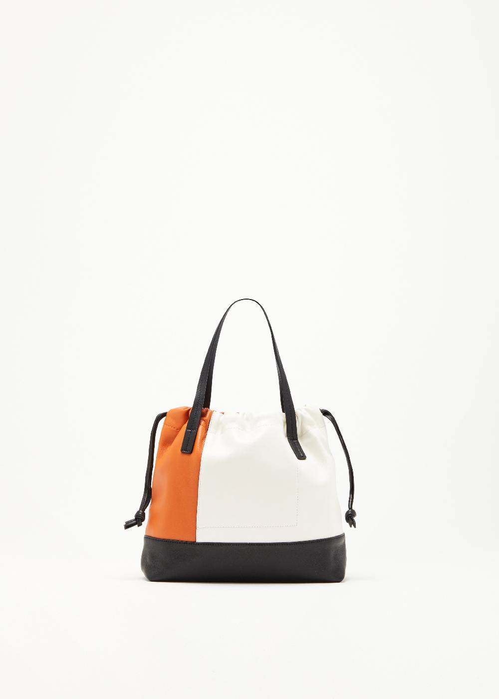 Plan C BORSA PICCOLA IN PELLE CON COULISSE Prezzo Ridotto