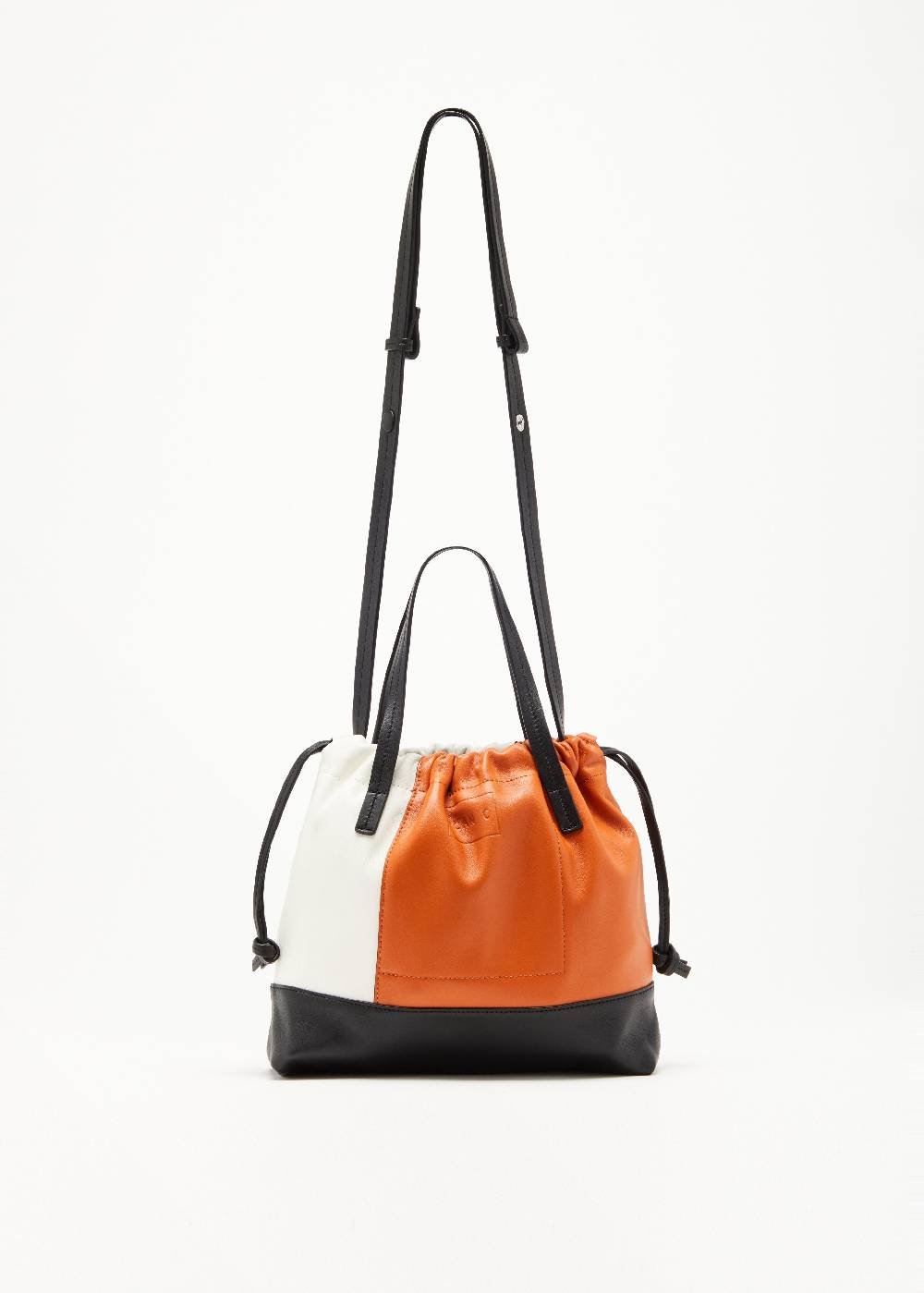 Plan C BORSA PICCOLA IN PELLE CON COULISSE Prezzo Ridotto
