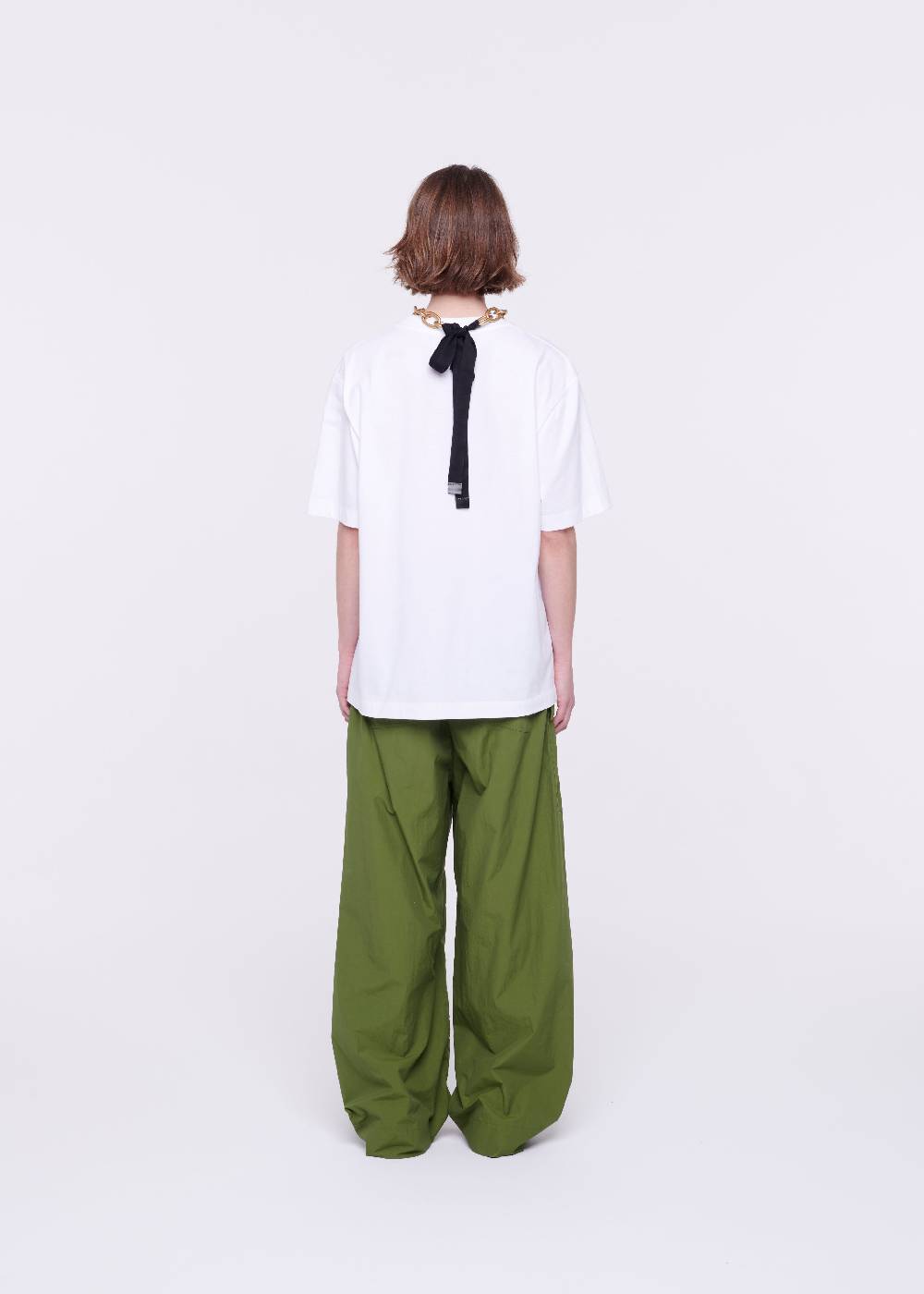 Plan C T-SHIRT BIANCA IN COTONE CON STAMPA Vendita