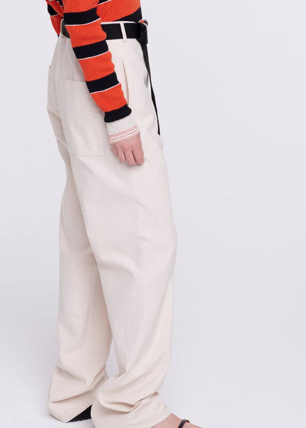 Plan C PANTALONI COLOR CREMA Consegna Veloce