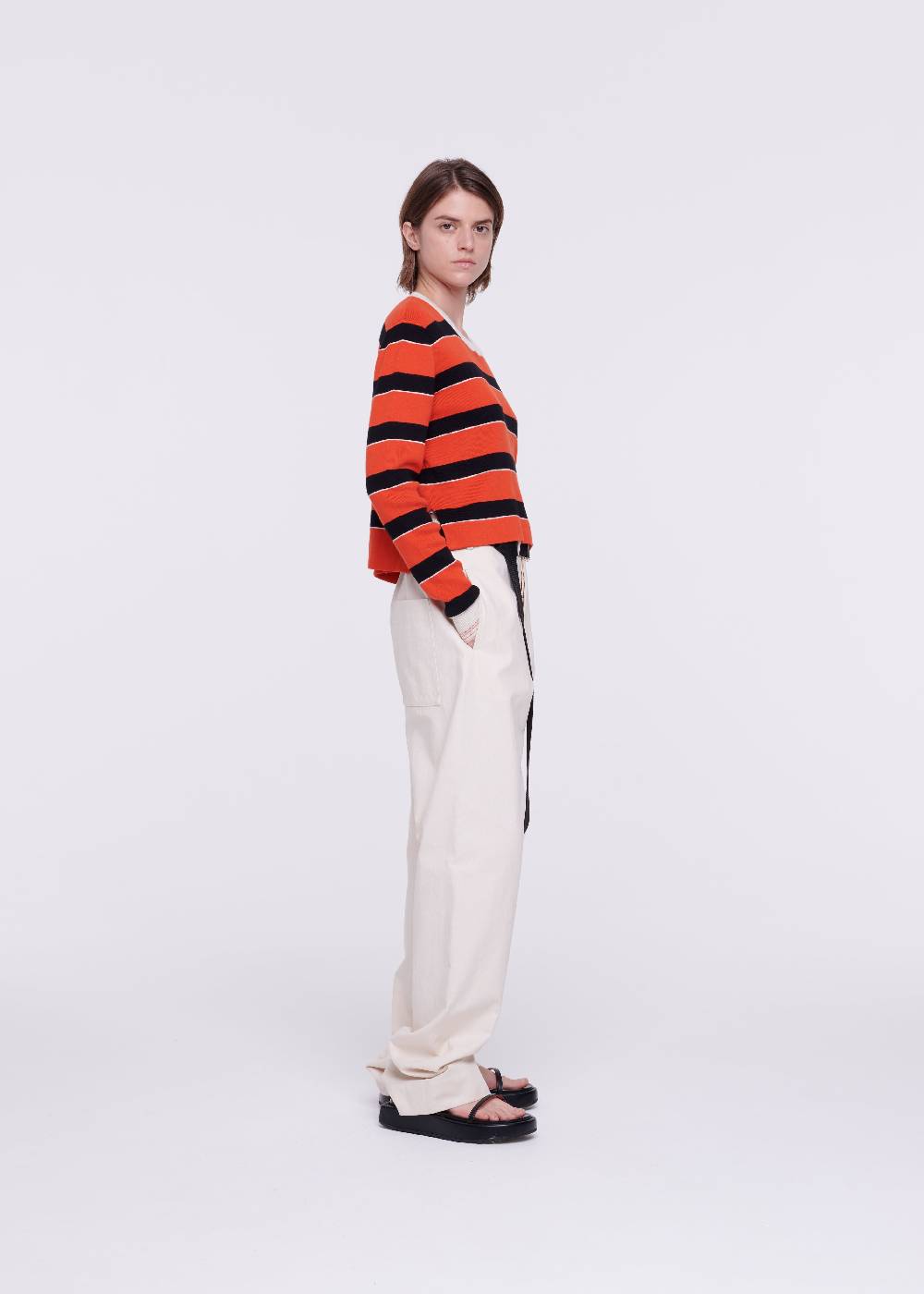 Plan C PANTALONI COLOR CREMA Consegna Veloce
