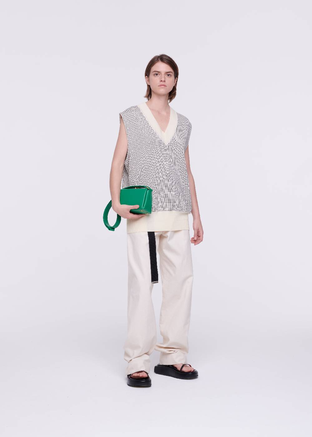 Plan C GILET IN COTONE A QUADRETTI Fino Al -60%
