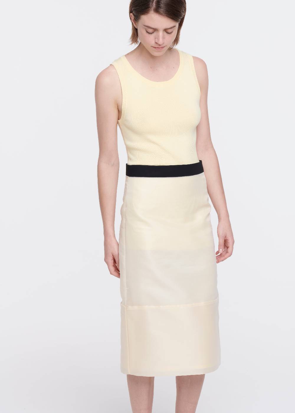 Plan C GONNA MATITA MIDI IN ORGANZA Hotsell