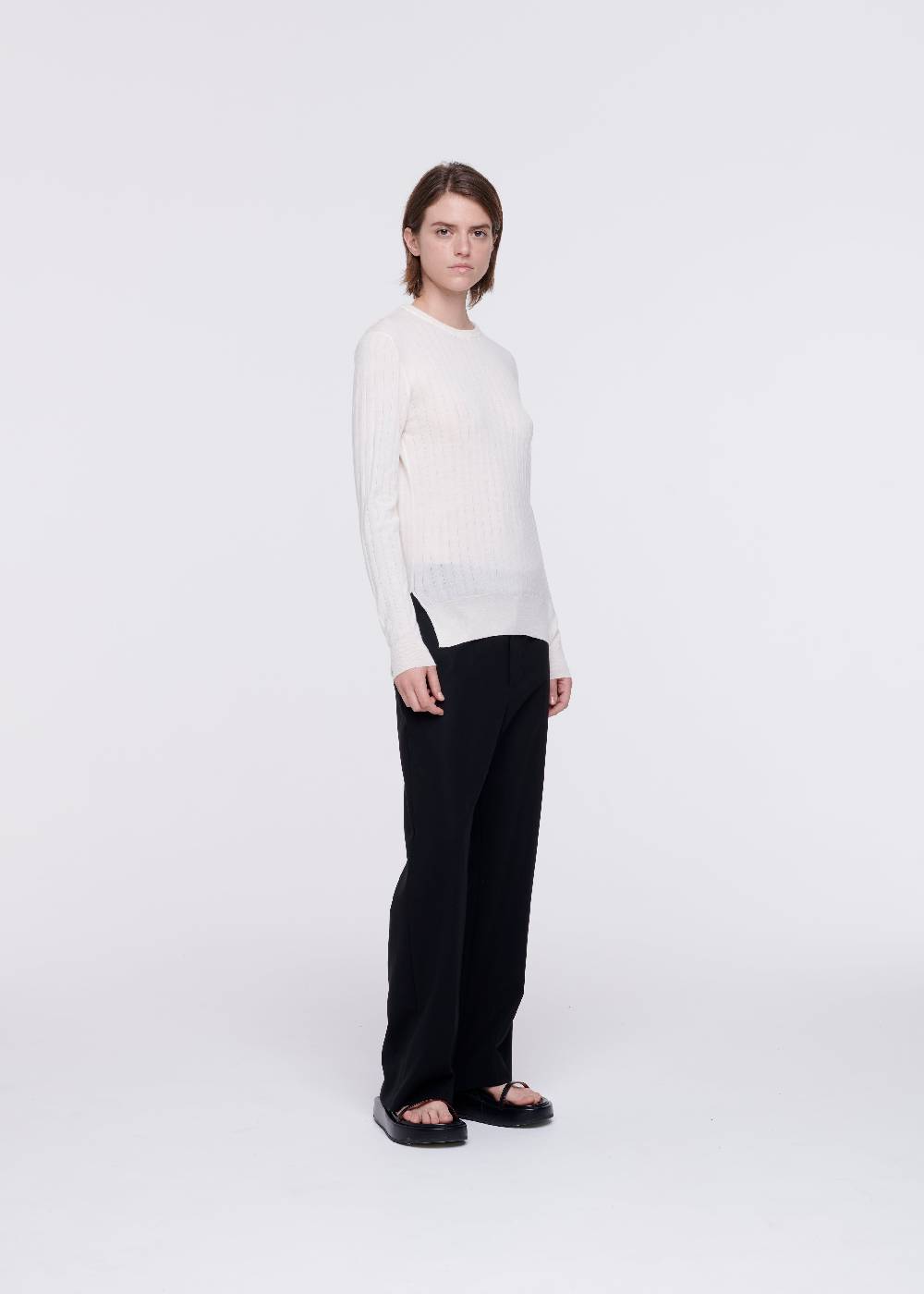 Plan C MAGLIONE OPEN BACK IN LANA MERINO Vendite Flash