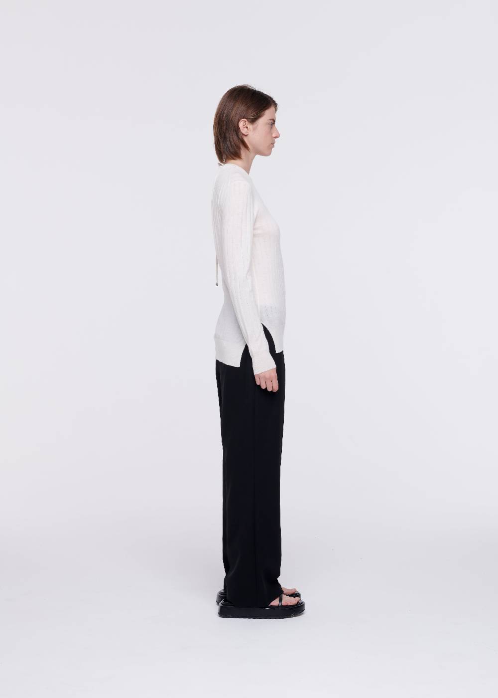 Plan C MAGLIONE OPEN BACK IN LANA MERINO Vendite Flash