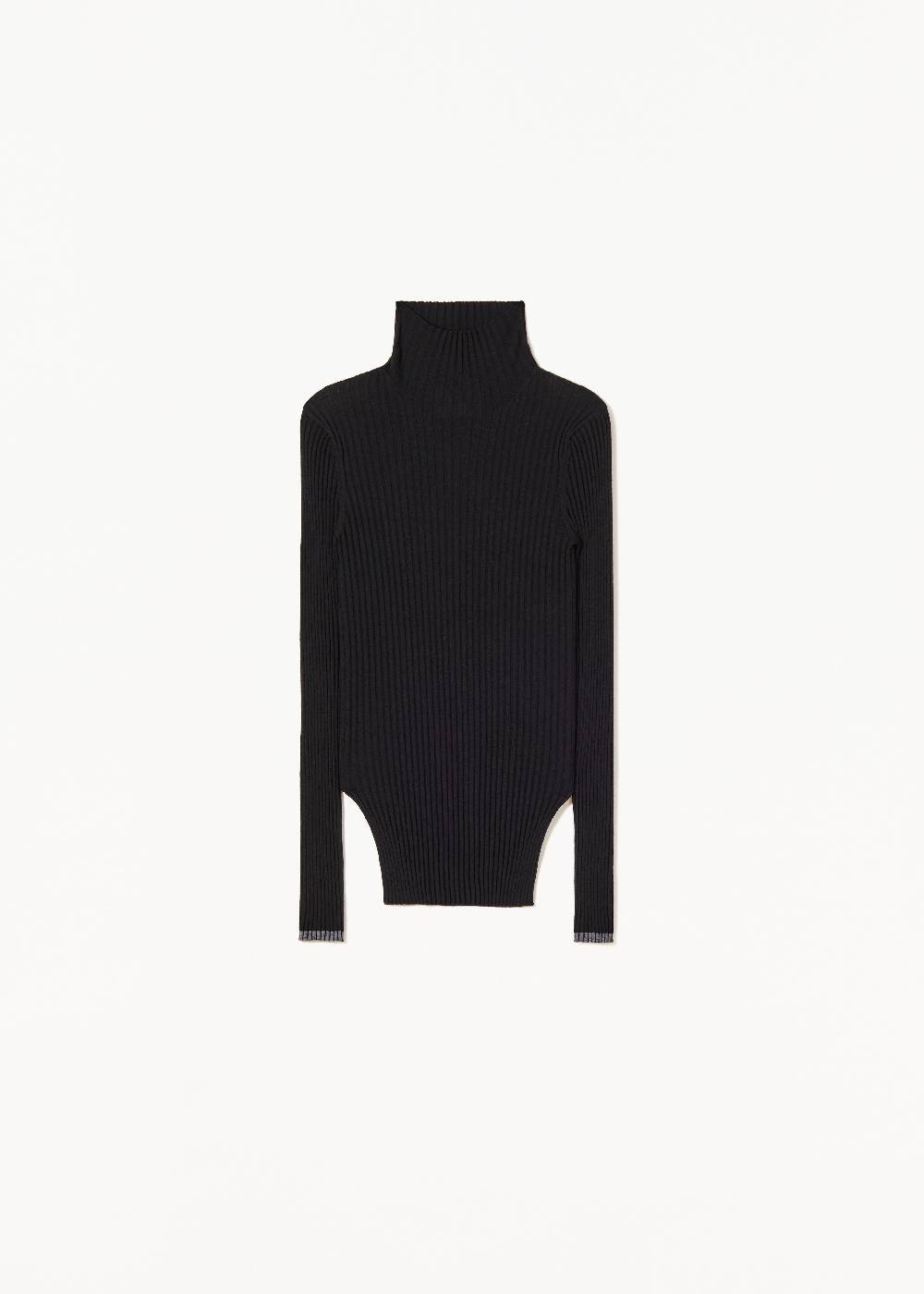 Plan C DOLCEVITA NERO IN LANA MERINO Qualità Garantita