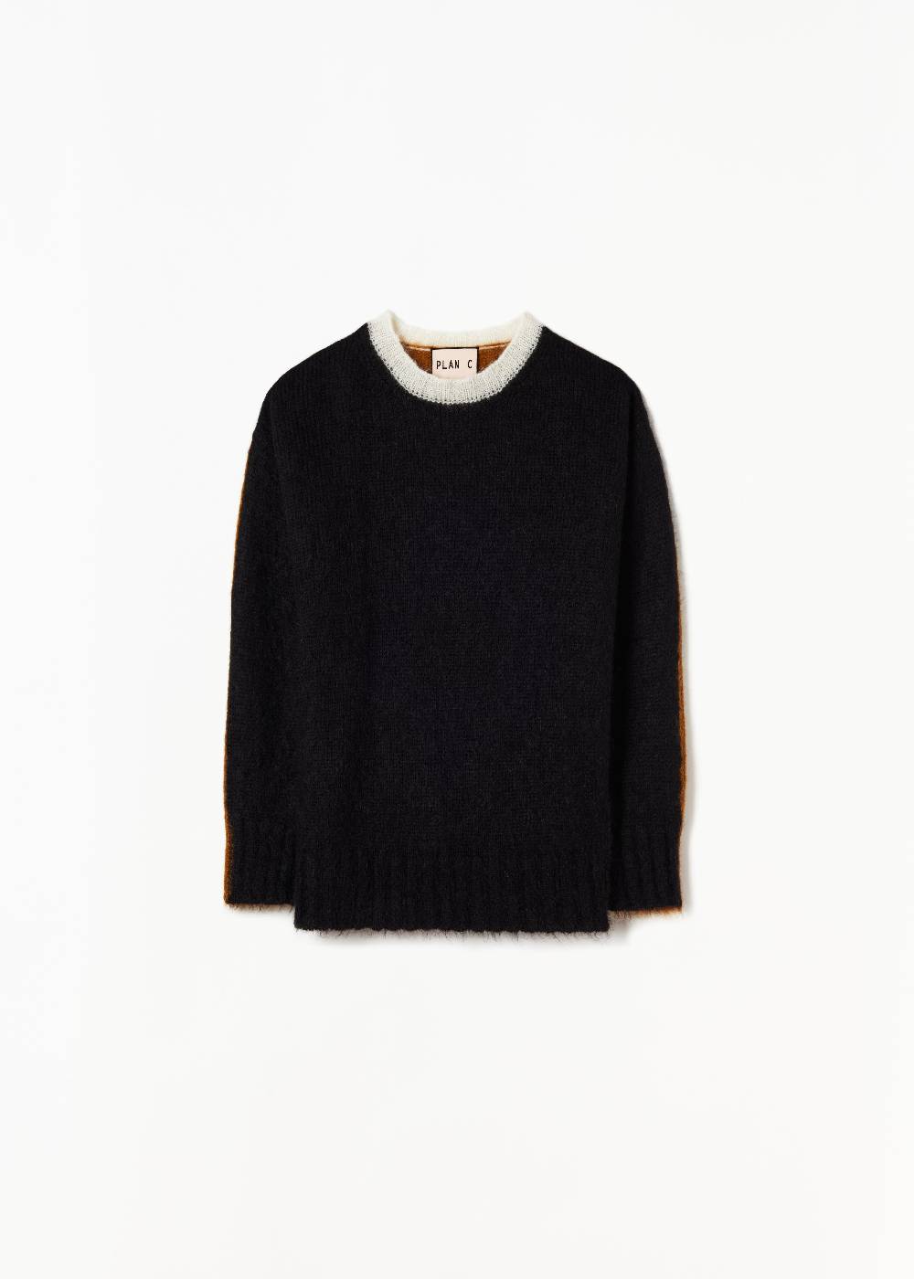 Plan C MAGLIONE COLOR-BLOCK IN MOHAIR Acquista Ora