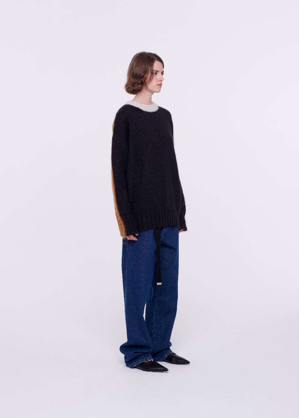Plan C MAGLIONE COLOR-BLOCK IN MOHAIR Acquista Ora