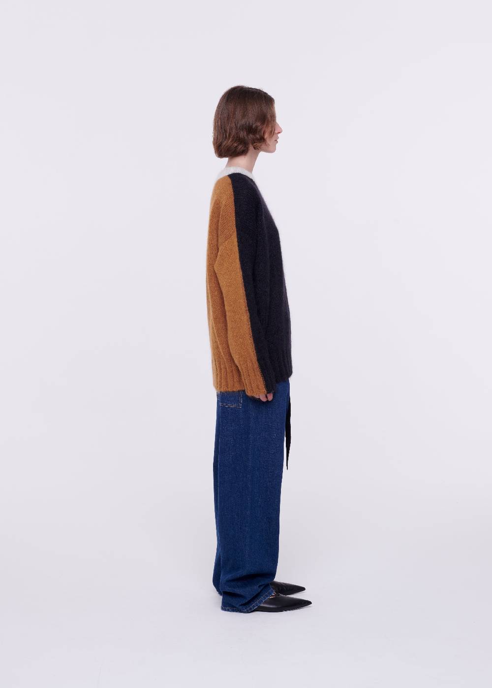 Plan C MAGLIONE COLOR-BLOCK IN MOHAIR Acquista Ora