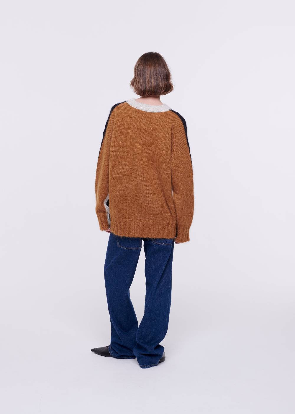 Plan C MAGLIONE COLOR-BLOCK IN MOHAIR Acquista Ora