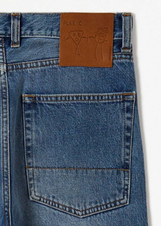 Plan C JEANS ALLA CAVIGLIA A VITA MEDIA Fino Al -60%