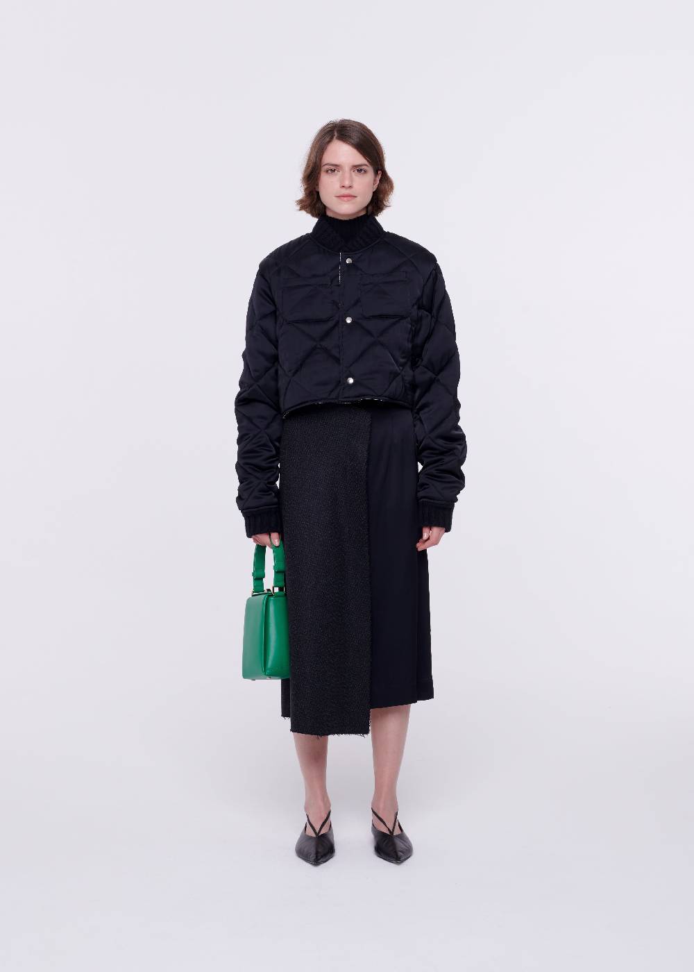 Plan C GIACCA CROPPED TRAPUNTATA Online