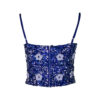 Poems Roma TOP BRETELLINE BLU ELETTRIC Shopping Online