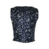 Poems Roma TOP PAILLETTES BLU Fino Al -60%