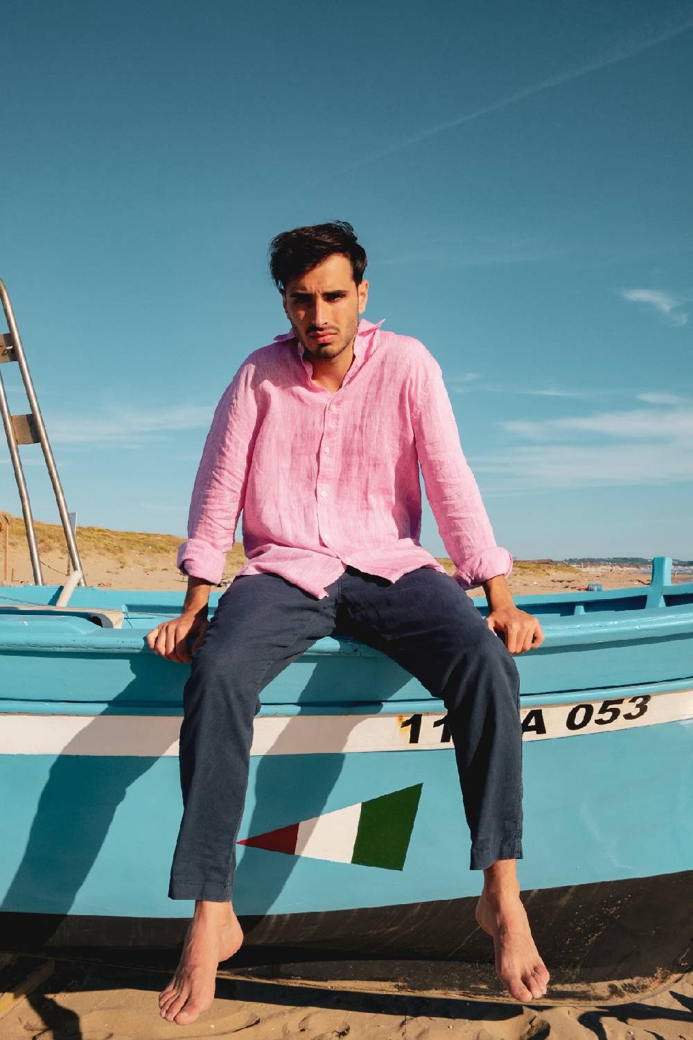 Portofiori CAMICIA PURO LINO Sottocosto