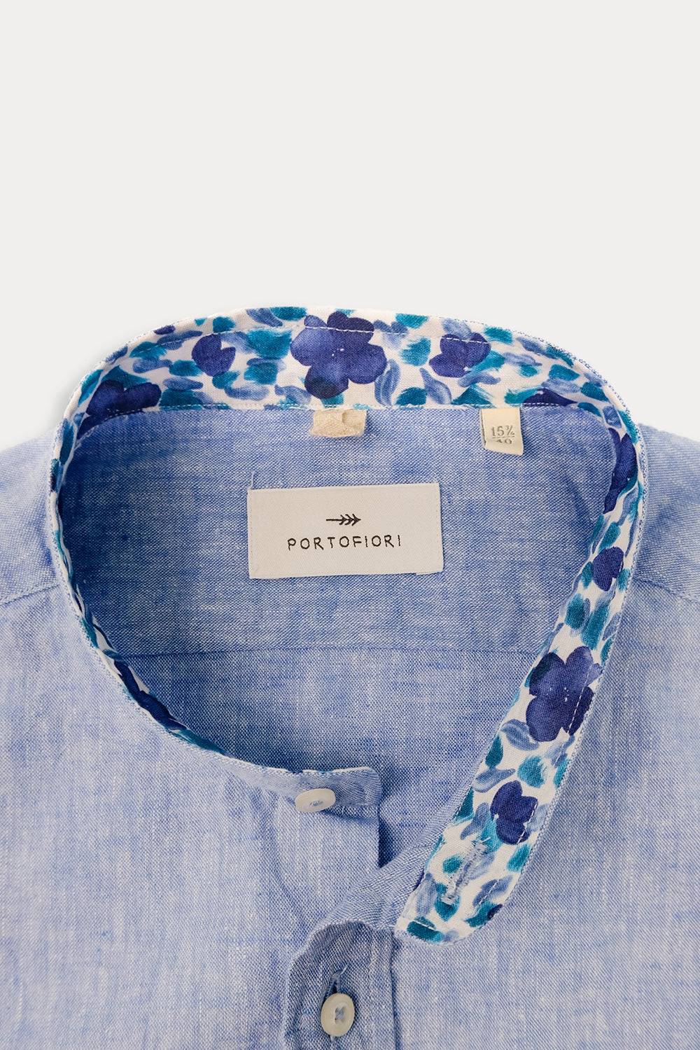 Portofiori CAMICIA KOREA MISTO LINO Novità