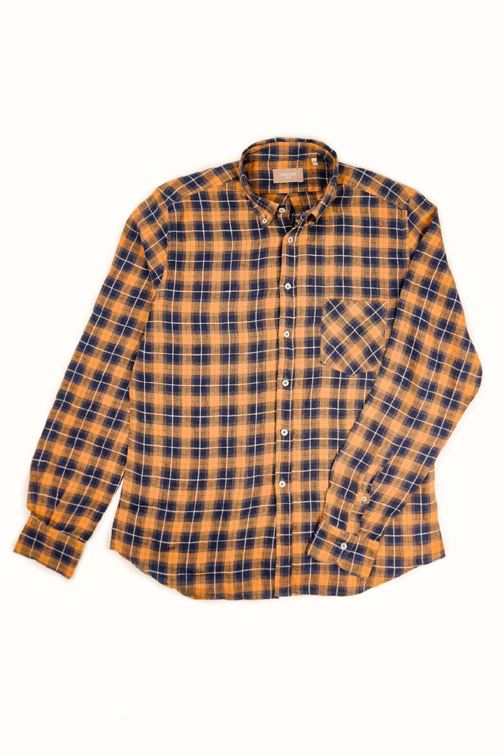 Portofiori CAMICIA FANTASIA MISTO LINO Economico