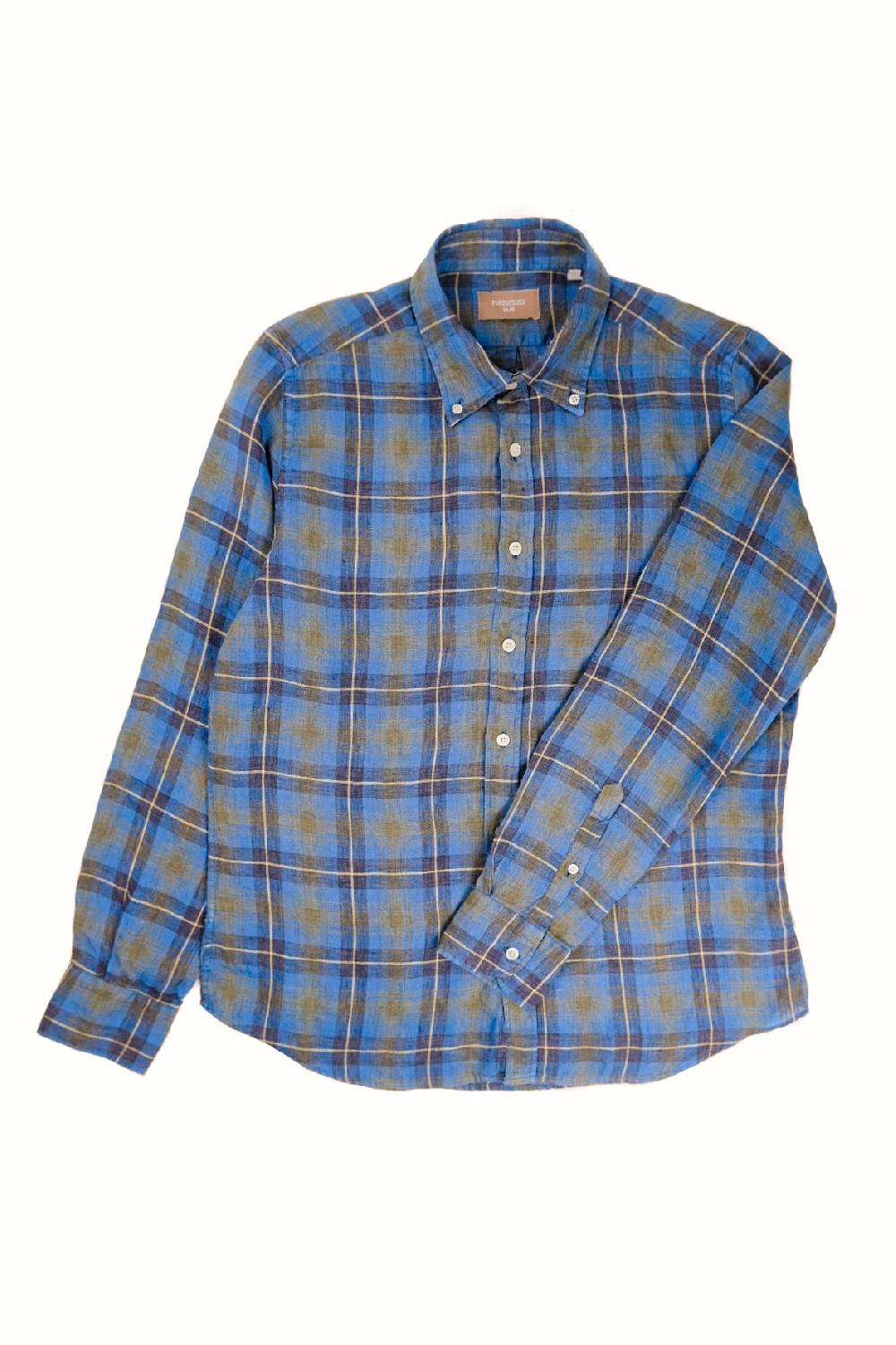 Portofiori CAMICIA FANTASIA MISTO LINO Economico