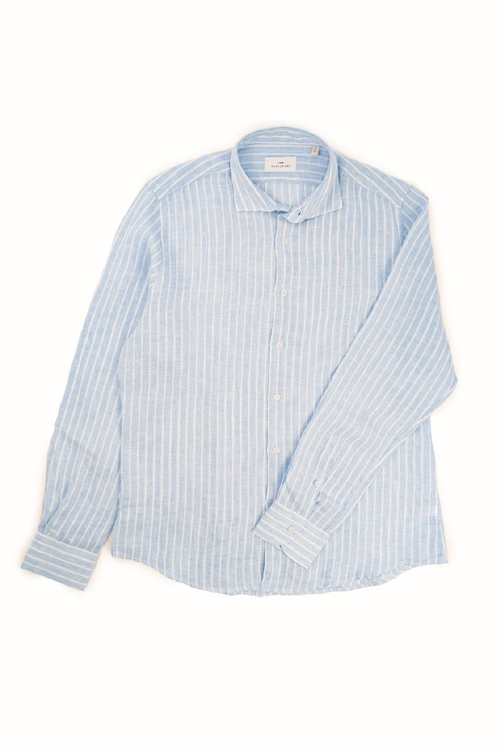 Portofiori CAMICIA RIGATA PURO LINO Saldi