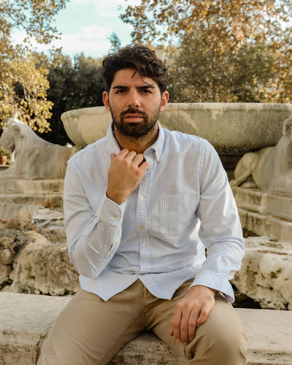 Portofiori CAMICIA FANTASIA OXFORD